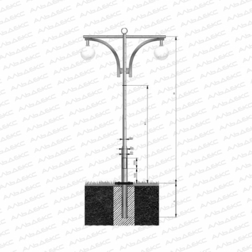 КО-2-4,9 декоративная опора